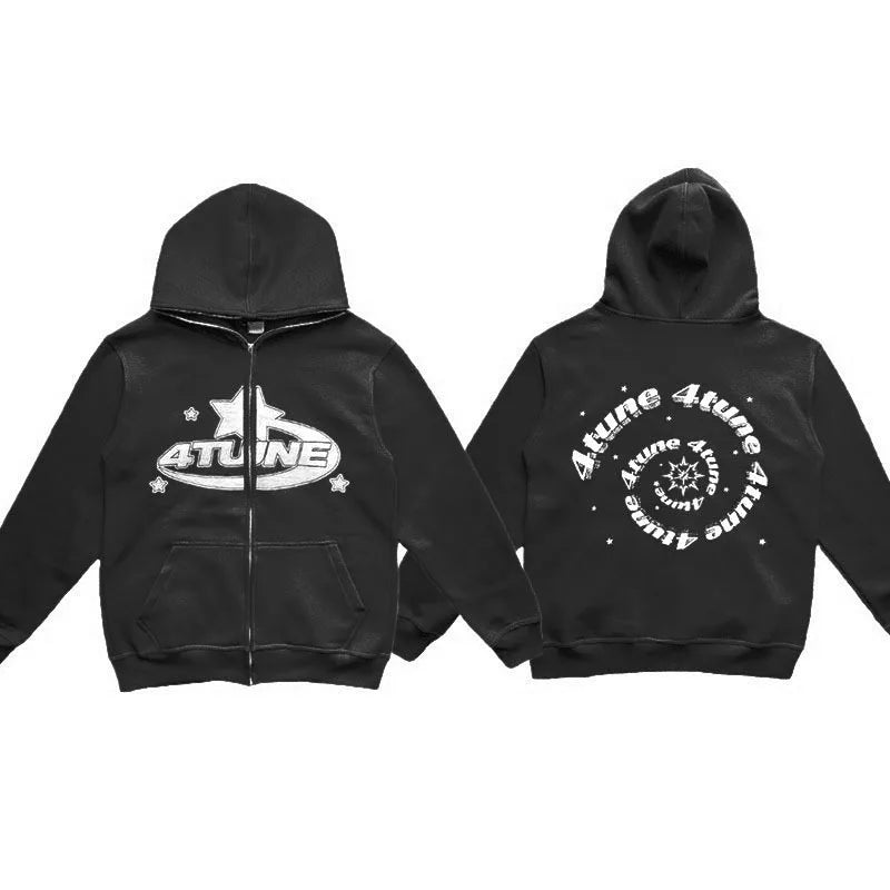 4T x Clover Zip Hoodie