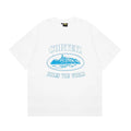 Alcatraz T-Shirt White-Blue